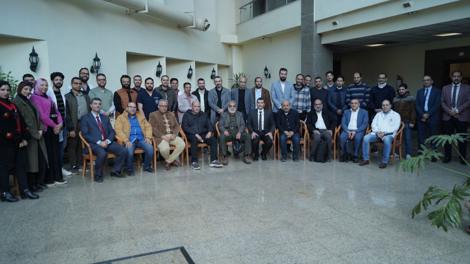 الانتهاء من ورشة العمل بمركز جراحة الجهاز الهضمى وزراعة الكبد 